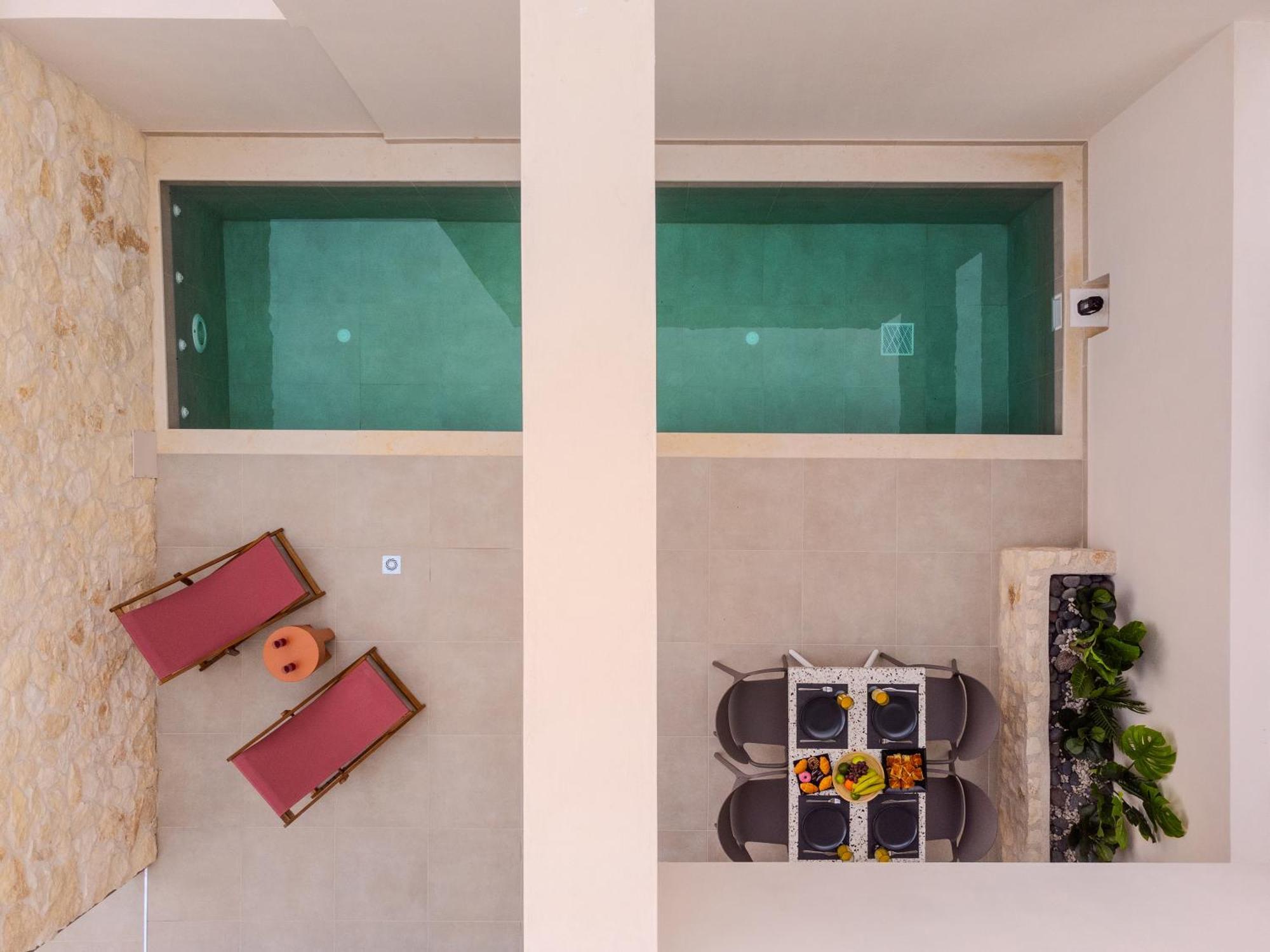Sugarwhite Suites With Private Not Heated Pool Emporio  Екстер'єр фото